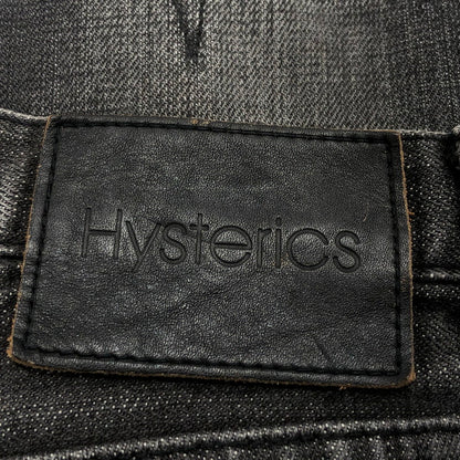 【中古品】【メンズ】 HYSTERICS ヒステリックス 3AP-3723 クラッシュデニム デニムパンツ ボトムス 151-250218-hn-02-fur サイズ：M カラー：ブラック系 万代Net店