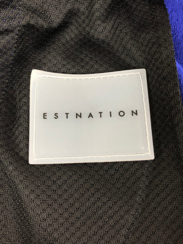 【中古品】【メンズ】 ESTNATION エストネーション 22-200-07-090174 ポンチラバーベルトパンツ スラックス ボトムス 152-240810-na-7-tag サイズ：L カラー：ブルー 万代Net店