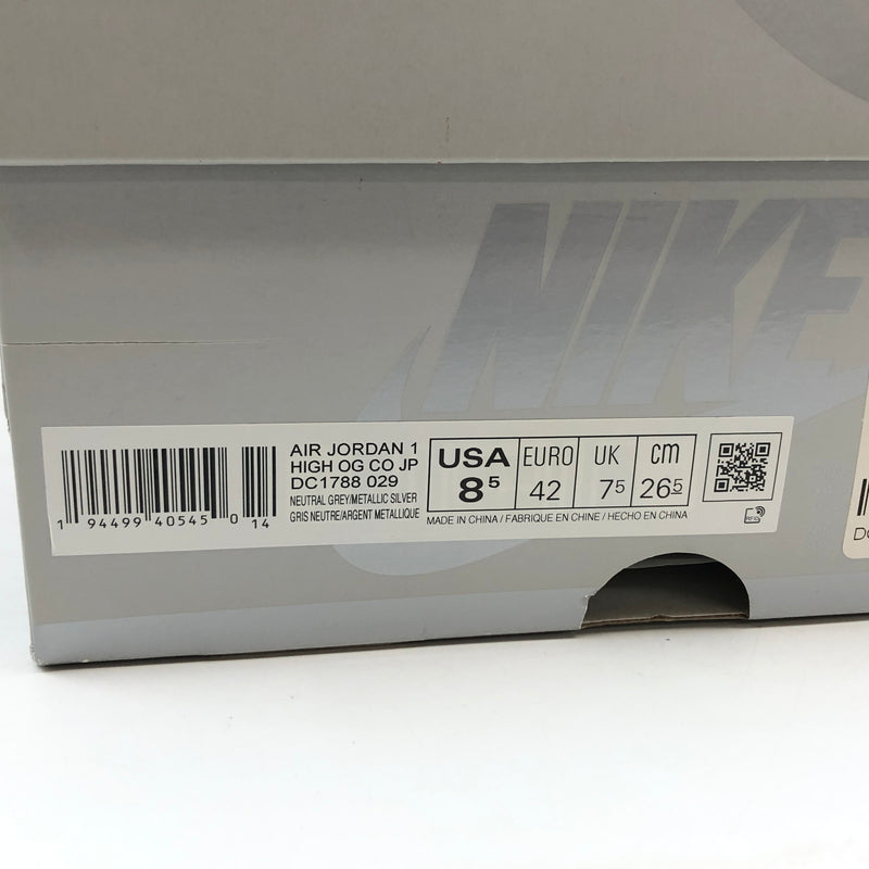 【現状渡し品】【メンズ】 NIKE ナイキ AIR JORDAN 1 RETRO HIGH OG DC1788-029 エアジョーダン1 レトロ ハイ OG スニーカー シューズ 靴 160-260601-hn-03-fur サイズ：26.5cm US8.5 カラー：シルバー/ホワイト 万代Net店