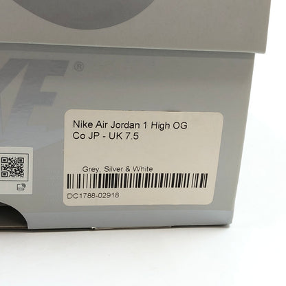 【現状渡し品】【メンズ】 NIKE ナイキ AIR JORDAN 1 RETRO HIGH OG DC1788-029 エアジョーダン1 レトロ ハイ OG スニーカー シューズ 靴 160-260601-hn-03-fur サイズ：26.5cm US8.5 カラー：シルバー/ホワイト 万代Net店