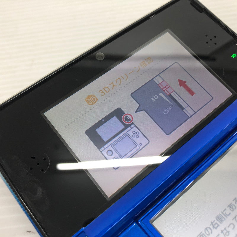 【中古品】 任天堂 Nintendo 3DS 本体のみ 036-260927-ns-04-teih カラー：コバルトブルー 万代Net店