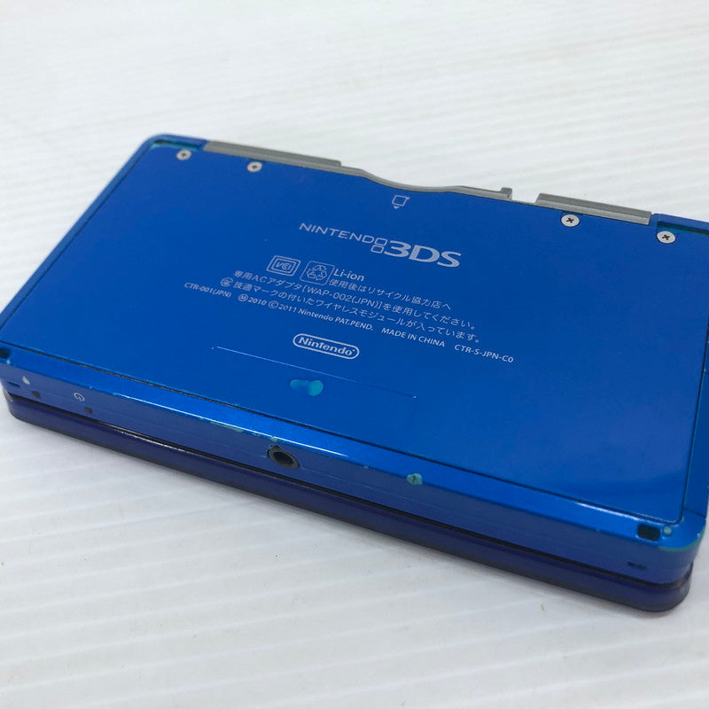 【中古品】 任天堂 Nintendo 3DS 本体のみ 036-260927-ns-04-teih カラー：コバルトブルー 万代Net店