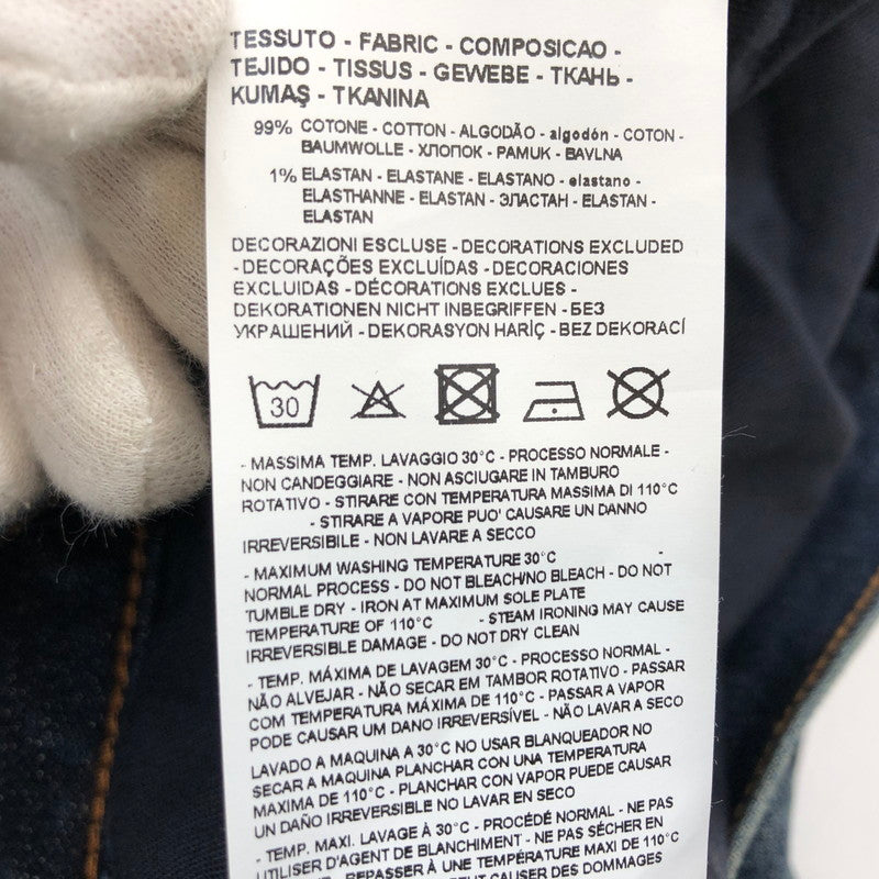 【中古品】【メンズ】 ARMANI EXCHANGE アルマーニエクスチェンジ バイカージーンズ デニムパンツ ボトムス 152-251221-hn-04-fur サイズ：40 カラー：インディゴ系 万代Net店