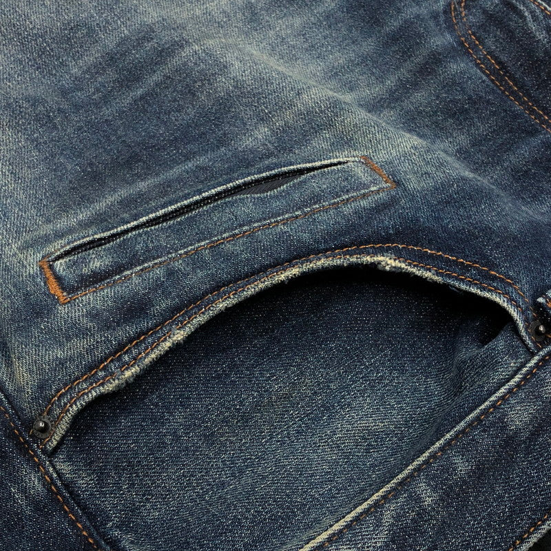 【中古品】【メンズ】 ARMANI EXCHANGE アルマーニエクスチェンジ バイカージーンズ デニムパンツ ボトムス 152-251221-hn-04-fur サイズ：40 カラー：インディゴ系 万代Net店