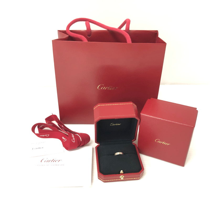 【中古品】【レディース】 CARTIER カルティエ ラブリング 指輪  182-240331-tk-2-tei サイズ：46 カラー：K18WG・PT950 6号 万代Net店