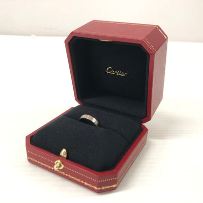 【中古品】【レディース】 CARTIER カルティエ ラブリング 指輪  182-240331-tk-2-tei サイズ：46 カラー：K18WG・PT950 6号 万代Net店