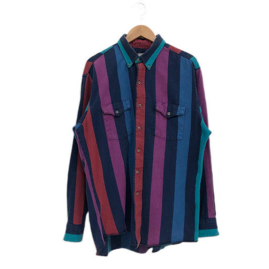 【現状渡し品】【メンズ】 Wrangler ラングラー L/S SHIRT ロングスリーブシャツ カジュアルシャツ 長袖 トップス 146-250626-hn-02-fur サイズ：34 カラー：マルチカラー 万代Net店