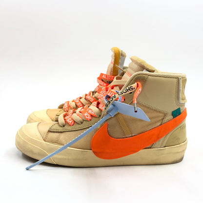 【現状渡し品】【メンズ】 NIKE ナイキ × OFF-WHITE オフホワイト THE 10 : BLAZER MID "GRIM REAPER" AA3832-700 ザ テン ブレーザーミッド グリムリーパー スニーカー 160-251221-hn-06-fur サイズ：26.0cm US8 カラー：ベージュ/オレンジ系 万代Net店
