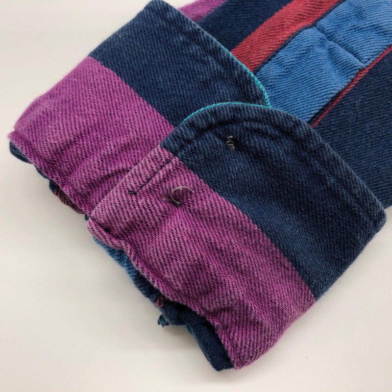 【現状渡し品】【メンズ】 Wrangler ラングラー L/S SHIRT ロングスリーブシャツ カジュアルシャツ 長袖 トップス 146-250626-hn-02-fur サイズ：34 カラー：マルチカラー 万代Net店