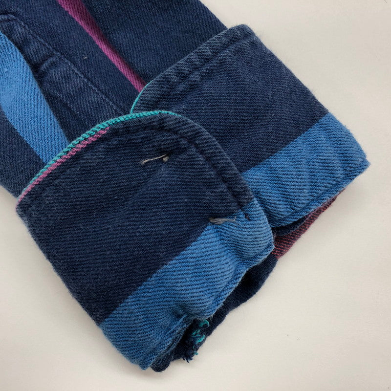 【現状渡し品】【メンズ】 Wrangler ラングラー L/S SHIRT ロングスリーブシャツ カジュアルシャツ 長袖 トップス 146-250626-hn-02-fur サイズ：34 カラー：マルチカラー 万代Net店