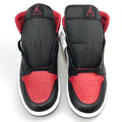【未使用品】【メンズ】 NIKE ナイキ DQ8426-067 AIR JORDAN 1 MID BLACK VARSITY RED-SUMMIT WHITE 160-251126-SY-02-iwa サイズ：30.0 万代Net店