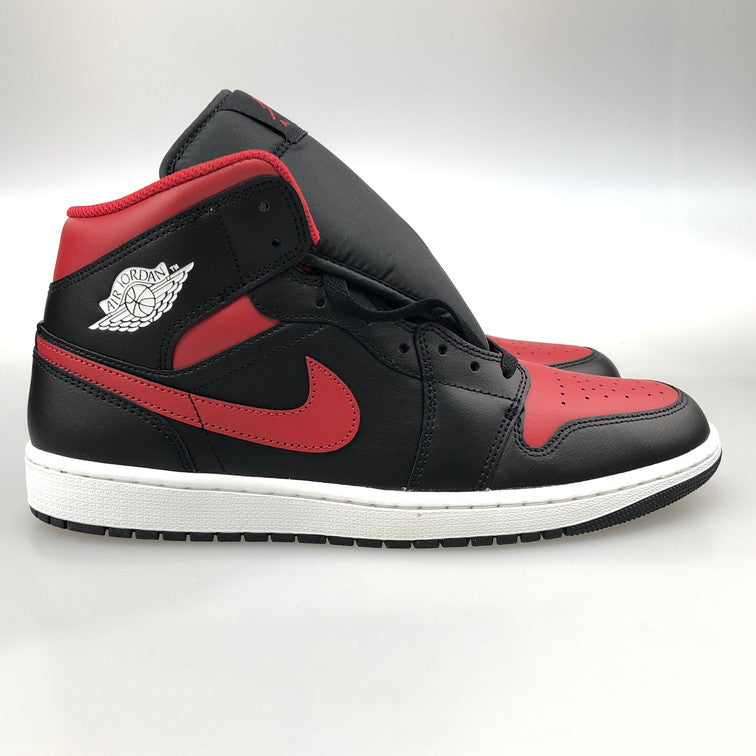 【未使用品】【メンズ】 NIKE ナイキ DQ8426-067 AIR JORDAN 1 MID BLACK VARSITY RED-SUMMIT WHITE 160-251126-SY-02-iwa サイズ：30.0 万代Net店