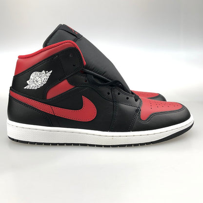 【未使用品】【メンズ】 NIKE ナイキ DQ8426-067 AIR JORDAN 1 MID BLACK VARSITY RED-SUMMIT WHITE 160-251126-SY-02-iwa サイズ：30.0 万代Net店