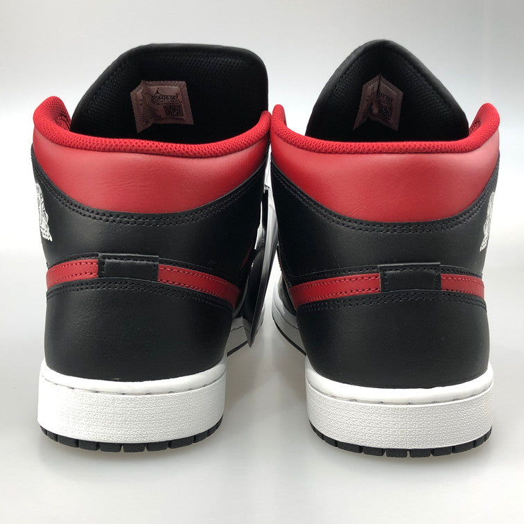 【未使用品】【メンズ】 NIKE ナイキ DQ8426-067 AIR JORDAN 1 MID BLACK VARSITY RED-SUMMIT WHITE 160-251126-SY-02-iwa サイズ：30.0 万代Net店