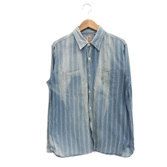 【ジャンク品】【メンズ】 SUGAR CANE シュガーケーン 長袖シャツ カジュアルシャツ トップス 145-250626-hn-03-fur サイズ：M カラー：ブルー系 万代Net店
