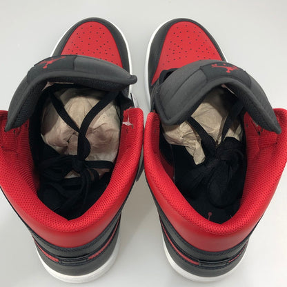 【未使用品】【メンズ】 NIKE ナイキ DQ8426-067 AIR JORDAN 1 MID BLACK VARSITY RED-SUMMIT WHITE 160-251126-SY-02-iwa サイズ：30.0 万代Net店