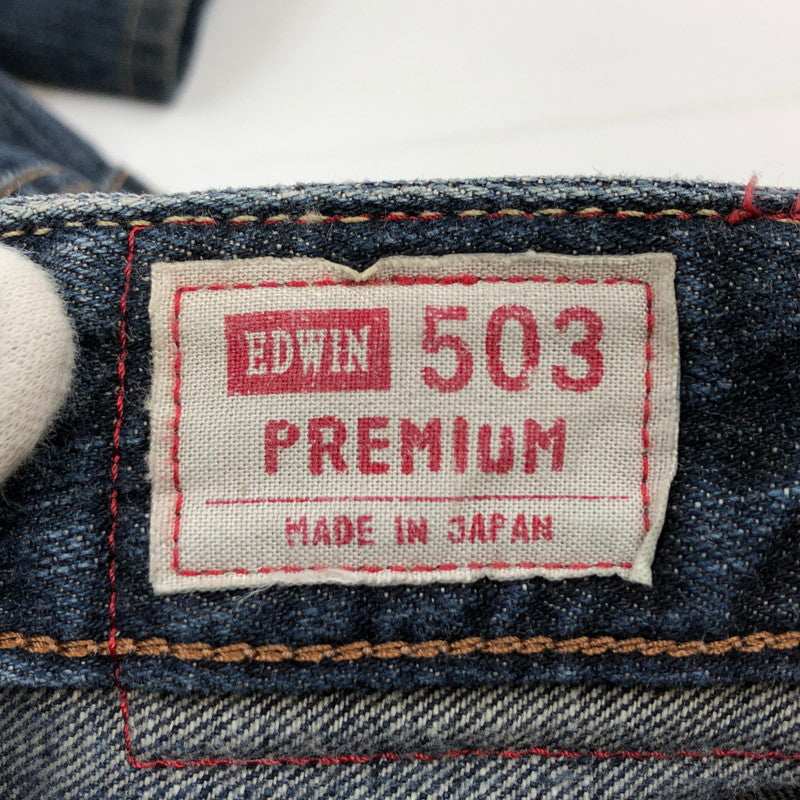 【中古品】【メンズ】 EDWIN エドウィン 503 デニムパンツ ボトムス 156-260308-hn-06-fur サイズ：31×30 カラー：インディゴ 万代Net店
