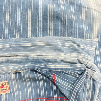 【ジャンク品】【メンズ】 SUGAR CANE シュガーケーン 長袖シャツ カジュアルシャツ トップス 145-250626-hn-03-fur サイズ：M カラー：ブルー系 万代Net店