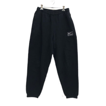 【中古品】【メンズ】 NIKE ナイキ × STUSSY WASHED FLEECE PANTS FN5235-010 ステューシー  ウォッシュド フリース パンツ ボトムス  153-250219-hn-05-fur サイズ：S カラー：ブラック 万代Net店