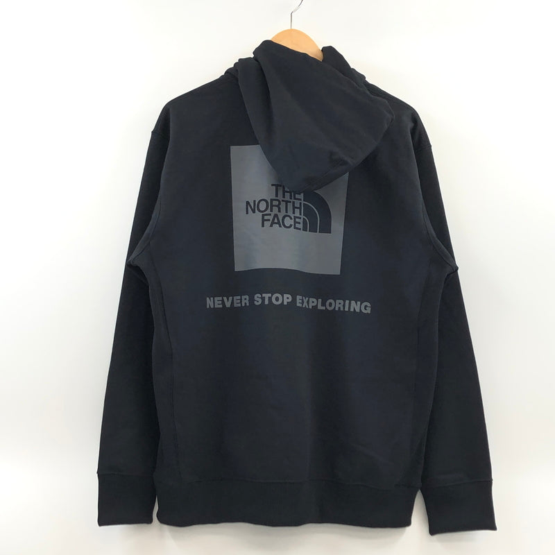 【中古品】【メンズ】 THE NORTH FACE ザ・ノースフェイス BACK SQUARE LOGO HOODIE NT62533 バックスクエアロゴ フーディー パーカー スウェット トップス 144-260819-hn-03-fur サイズ：M カラー：ブラック 万代Net店