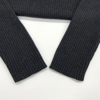 【中古品】【メンズ】 BURBERRY BLACK LABEL バーバリーブラックレーベル セーター ニット 長袖 トップス 141-250626-hn-05-fur サイズ：3 カラー：ブラック 万代Net店