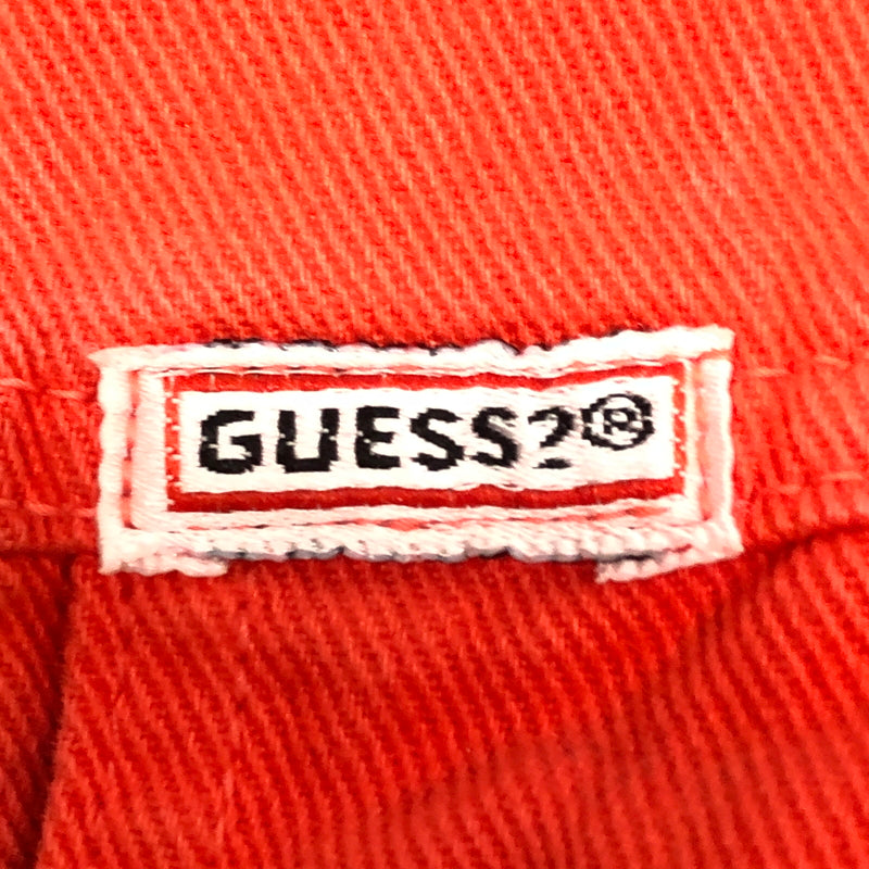 【中古品】【メンズ】 GEORGES MARCIANO FOR GUESS ジョージス マルシアーノ フォア ゲス 90’s DENIM JACKET 40849 90年代 デニム ジャケット ライトアウター 145-260821-SH-25-hon サイズ：L カラー：オレンジ 万代Net店