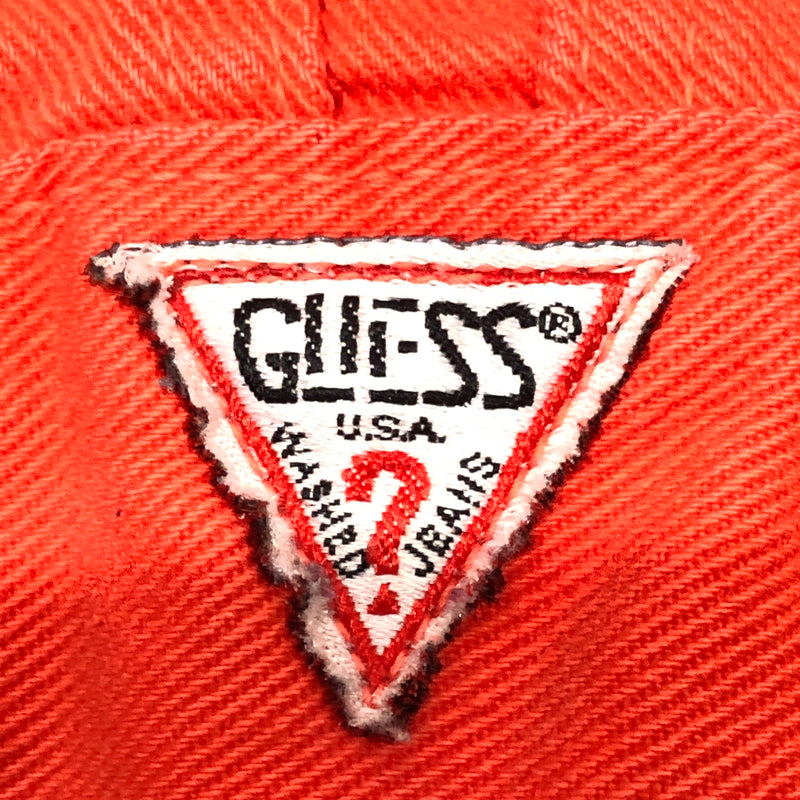 【中古品】【メンズ】 GEORGES MARCIANO FOR GUESS ジョージス マルシアーノ フォア ゲス 90’s DENIM JACKET 40849 90年代 デニム ジャケット ライトアウター 145-260821-SH-25-hon サイズ：L カラー：オレンジ 万代Net店