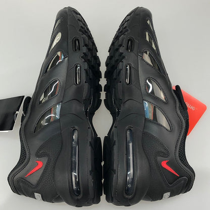 【未使用品】Supreme シュプリーム SUPREME × NIKE CV7652-002 AIR MAX 96 BLACK SPEED RED CLEAR 160-251201-SY-01-iwa サイズ：28.5 万代Net店