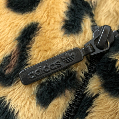 【中古品】【メンズ】 ADIDAS ORIGINALS アディダスオリジナルス SHERPA FULL ZIP PARKER M33838 ”LEOPARD” シェルパ フルジップパーカー レオパード ジャケット アウター 148-260819-hn-05-fur サイズ：L カラー：ブラウン/ブラック系 万代Net店