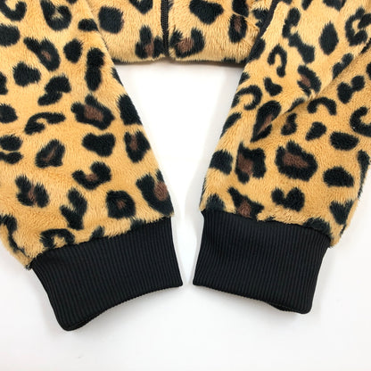 【中古品】【メンズ】 ADIDAS ORIGINALS アディダスオリジナルス SHERPA FULL ZIP PARKER M33838 ”LEOPARD” シェルパ フルジップパーカー レオパード ジャケット アウター 148-260819-hn-05-fur サイズ：L カラー：ブラウン/ブラック系 万代Net店
