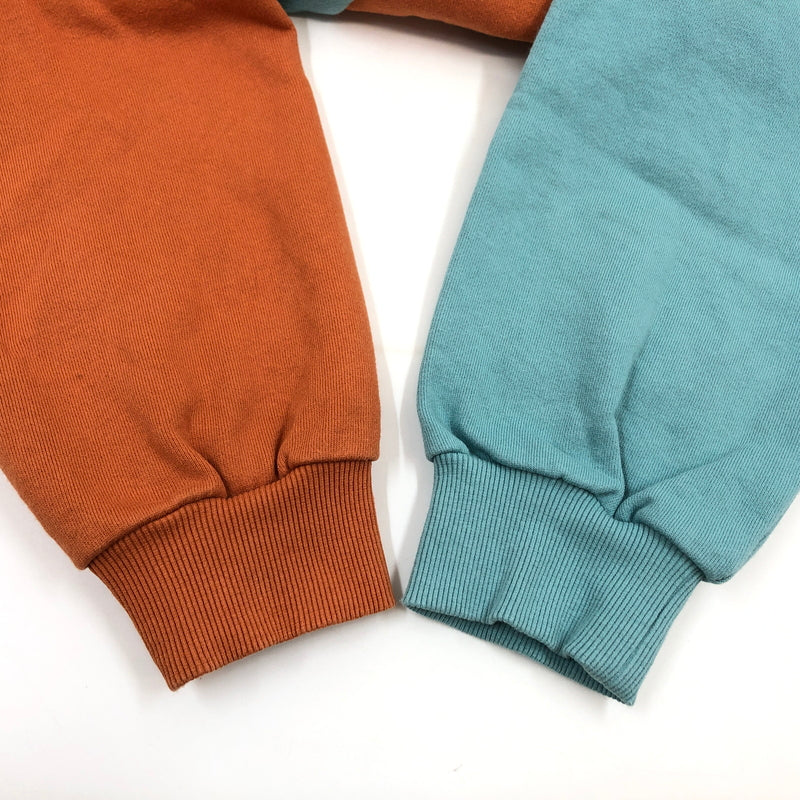 【中古品】【メンズ】 KEBOZ ケボズ BALL SWEAT HOODIE ボール スウェット フーディ パーカー トップス 142-260819-hn-07-fur サイズ：L カラー：ホライゾンブルー/ブリックオレンジ 万代Net店