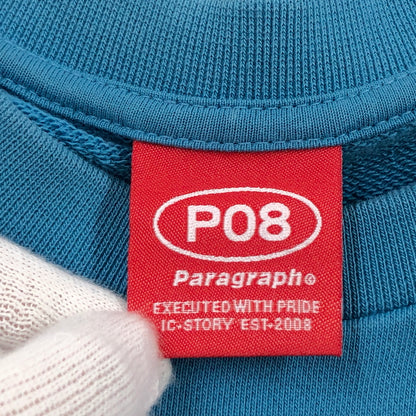 【中古品】【メンズ/レディース】 PARAGRAPH パラグラフ SMILE HAPPY SWEAT スマイルハッピースウェット トレーナー トップス 142-260819-hn-08-fur サイズ：1 カラー：ブルー系 万代Net店