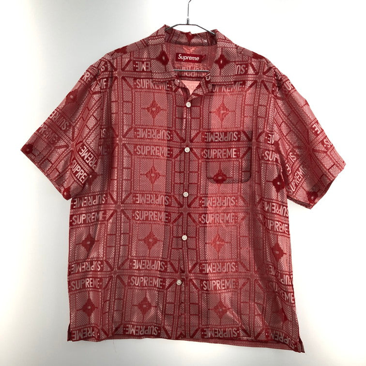 【中古品】Supreme シュプリーム TRAY JACQUARD S/S SHIRT 149-251201-SY-06-iwa 万代Net店