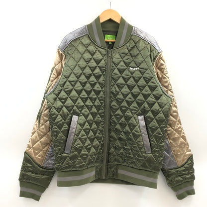 【現状渡し品】【メンズ】 HUF ハフ LIGHTNING BOMBER JACKET JK00371 ライトニング ボンバージャケット 中綿 アウター 142-260819-hn-10-fur サイズ：M カラー：オリーブ/ベージュ 万代Net店