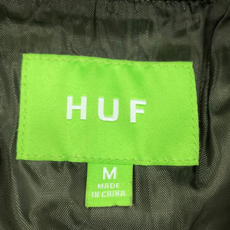 【現状渡し品】【メンズ】 HUF ハフ LIGHTNING BOMBER JACKET JK00371 ライトニング ボンバージャケット 中綿 アウター 142-260819-hn-10-fur サイズ：M カラー：オリーブ/ベージュ 万代Net店