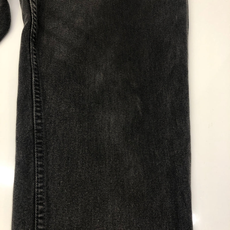 【中古品】【メンズ/レディース】 Levi's リーバイス 00's 550 RELAXED FIT TAPERED DENIM PANT 00年代 550 リラックスフィット テーパードデニムパンツ ボトムス 先染めブラック 156-260821-SH-10-hon サイズ：14 カラー：ブラック 万代Net店