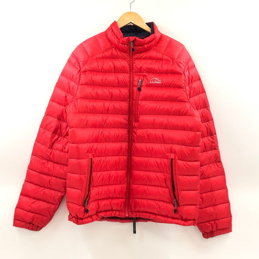【中古品】【メンズ】 L.L.BEAN エルエルビーン DOWN JACKET DL408 ダウンジャケット アウター 144-260603-hn-02-fur サイズ：XL カラー：レッド 万代Net店