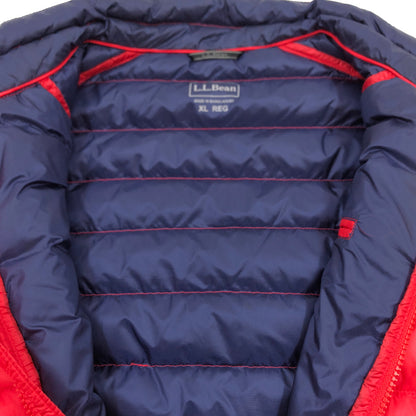 【中古品】【メンズ】 L.L.BEAN エルエルビーン DOWN JACKET DL408 ダウンジャケット アウター 144-260603-hn-02-fur サイズ：XL カラー：レッド 万代Net店