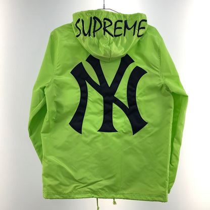 【中古品】【メンズ】 Supreme シュプリーム 15SS MAJESTIC NY YANKEES SATIN HOODED COACHES JACKET 149-251202-SY-01-iwa サイズ：Ｓ 万代Net店
