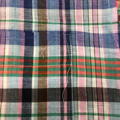 【中古品】【メンズ】 ALAN FLUSSER アランフラッサー 80's L/S CHECK SHIRT VINTAGE BMJ-CHDAF-SM-0110 80年代 ロングスリーブ チェックシャツ トップス ヴィンテージ 145-260821-SH-06-hon サイズ：LL カラー：マルチ 万代Net店