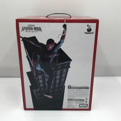 【中古美品】 Happyくじ MARVEL スパイダーマン：ブランド・ニュー・デイ A賞 スパイダーマン スイングスタチュー 未開封 箱イタミあり 055-260820-ti-12-tag 万代Net店