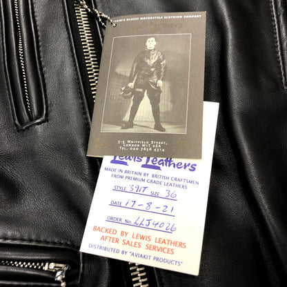 【中古美品】【メンズ】 Lewis Leathers ルイスレザー 391T ライトニング カウハイド ジャケット レザー 145-240331-tk-11-tei サイズ：36 カラー：ブラック 万代Net店