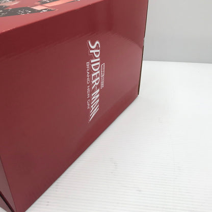 【中古美品】 Happyくじ MARVEL スパイダーマン：ブランド・ニュー・デイ A賞 スパイダーマン スイングスタチュー 未開封 箱イタミあり 055-260820-ti-12-tag 万代Net店