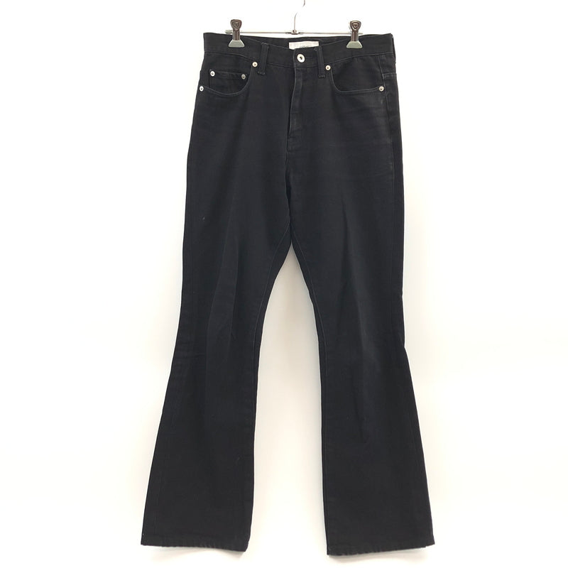 【中古品】【メンズ】 ADRER アドラー WASHABLE FLARED DENIM PANTS ADTOY0121001 ウォッシャブル フレアデニムパンツ ボトムス 158-260819-hn-12-fur サイズ：M カラー：ブラック 万代Net店