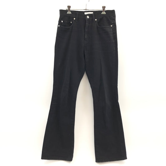 【中古品】【メンズ】 ADRER アドラー WASHABLE FLARED DENIM PANTS ADTOY0121001 ウォッシャブル フレアデニムパンツ ボトムス 158-260819-hn-12-fur サイズ：M カラー：ブラック 万代Net店