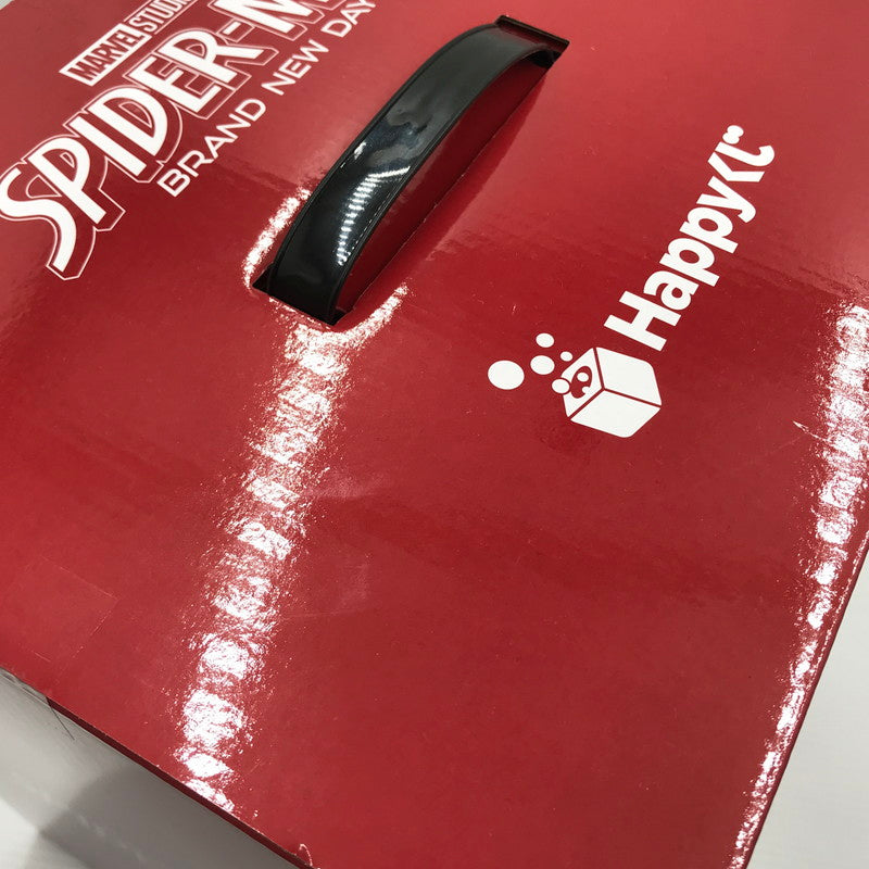 【中古美品】 Happyくじ MARVEL スパイダーマン：ブランド・ニュー・デイ A賞 スパイダーマン スイングスタチュー 未開封 箱イタミあり 055-260820-ti-12-tag 万代Net店