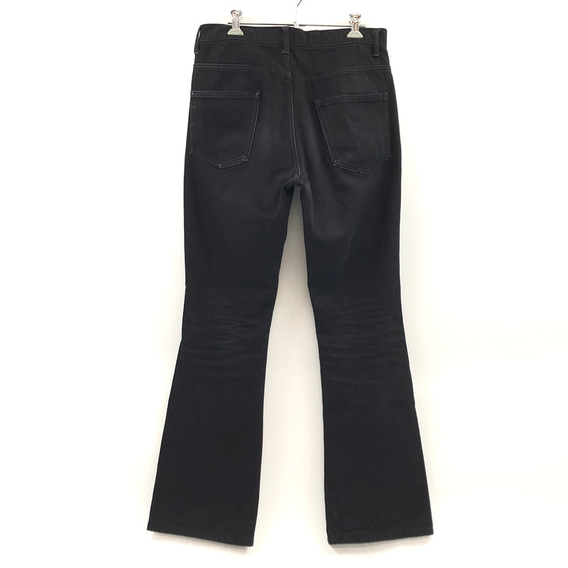 【中古品】【メンズ】 ADRER アドラー WASHABLE FLARED DENIM PANTS ADTOY0121001 ウォッシャブル フレアデニムパンツ ボトムス 158-260819-hn-12-fur サイズ：M カラー：ブラック 万代Net店