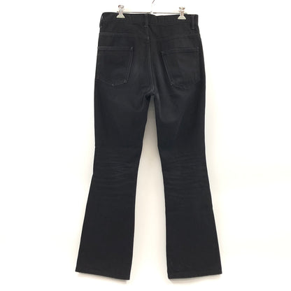 【中古品】【メンズ】 ADRER アドラー WASHABLE FLARED DENIM PANTS ADTOY0121001 ウォッシャブル フレアデニムパンツ ボトムス 158-260819-hn-12-fur サイズ：M カラー：ブラック 万代Net店