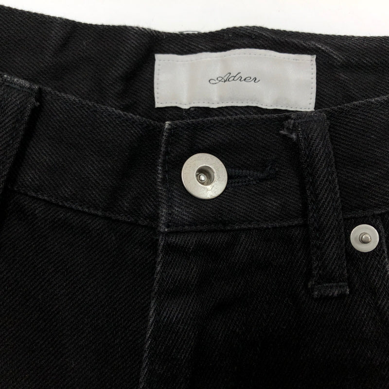 【中古品】【メンズ】 ADRER アドラー WASHABLE FLARED DENIM PANTS ADTOY0121001 ウォッシャブル フレアデニムパンツ ボトムス 158-260819-hn-12-fur サイズ：M カラー：ブラック 万代Net店