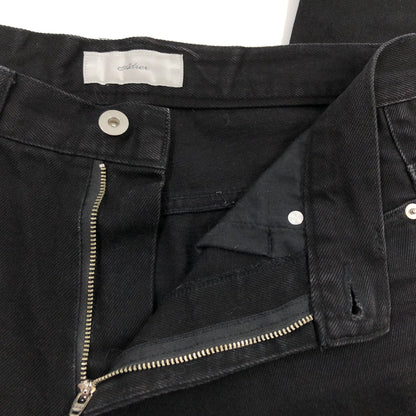 【中古品】【メンズ】 ADRER アドラー WASHABLE FLARED DENIM PANTS ADTOY0121001 ウォッシャブル フレアデニムパンツ ボトムス 158-260819-hn-12-fur サイズ：M カラー：ブラック 万代Net店